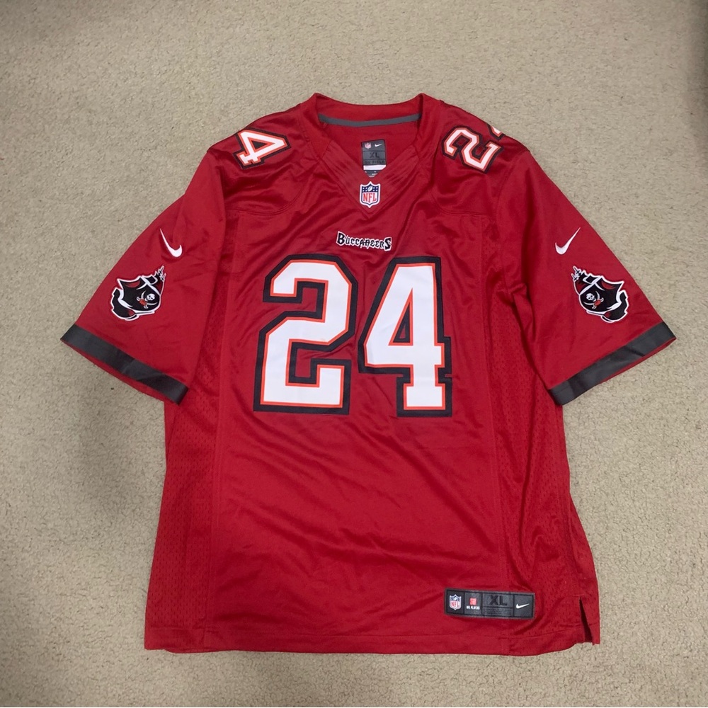 Nike On Field Tampa Bay Buccaneers Darrelle Revis Embroidered Jersey Men’s XL